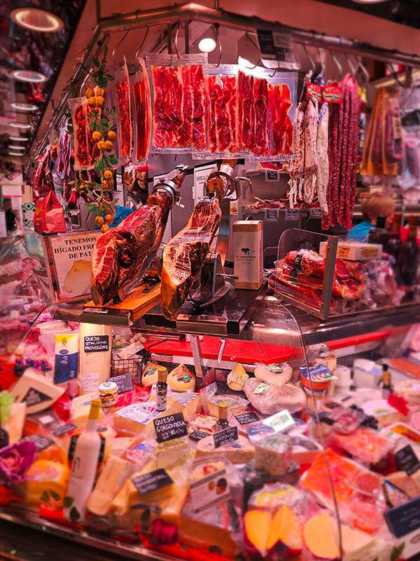 mercado central iberico jamon