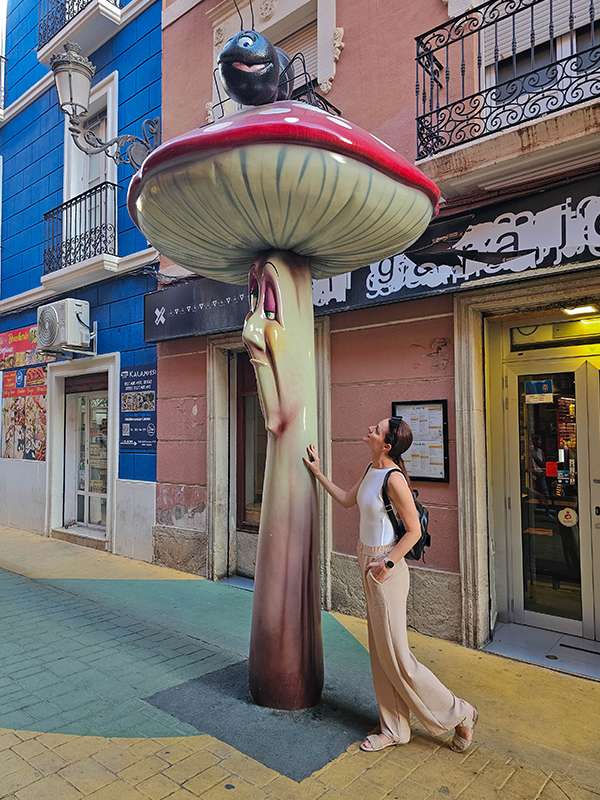 mushroom street, alicante, spain