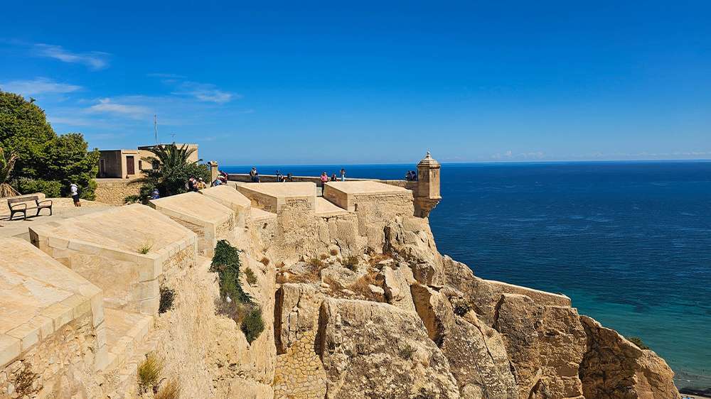 santa barbara castle in alicante, spain