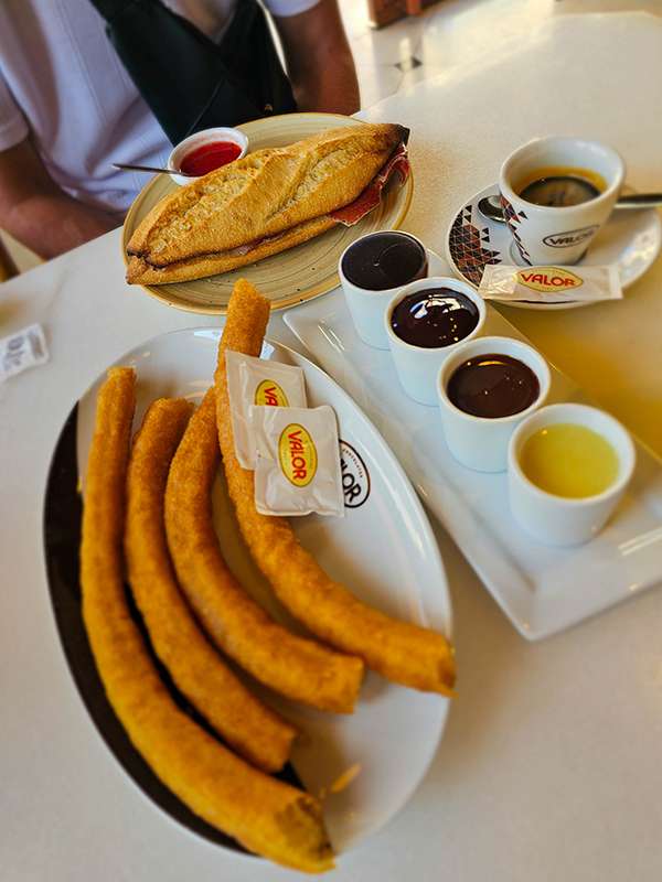 valor chocolate cafe in villajoyosa, spain